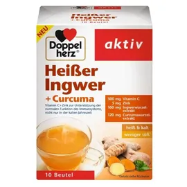 Doppelherz Aktiv Heißer Ingwer + Curcuma Granulat 10 St.