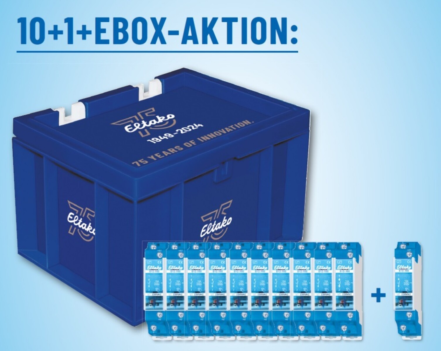 Eltako EBox-Aktion Eurobehälter EBOX75101ER12DXUC