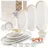 sänger Servierplatten Set, Korfu 11 teilig aus Steingut | Gr.: onesize