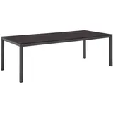 Solpuri Classic Gartentisch 240x100cm Aluminium/HPL Dunkelgrau