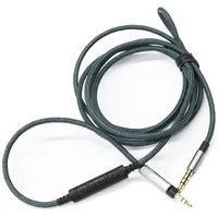 Audio Ersatzkabel mit In-Line Mikrofon Fernbedienung Lautstärkeregler kompatibel mit Sennheiser HD598 HD598 SE, HD518 HD598 Cs, HD599 HD569 HD579 Kopfhörer, Audiokabel kompatibel mit Samsung Huawei