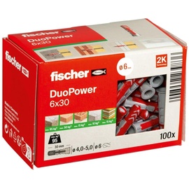 Fischer DuoPower 6x30, 100er-Pack 555006