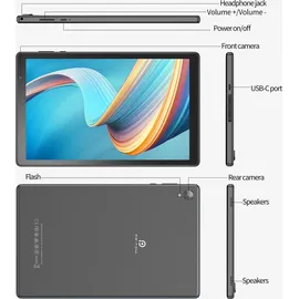 PRITOM PTD10A232GR 10" 512 GB Wi-Fi Schwarz