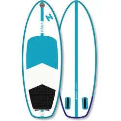 SURFBOARD - 5'4 x 22'' x 3'' - 55l - blank WEISS|BLAU|SCHWARZ 5'4