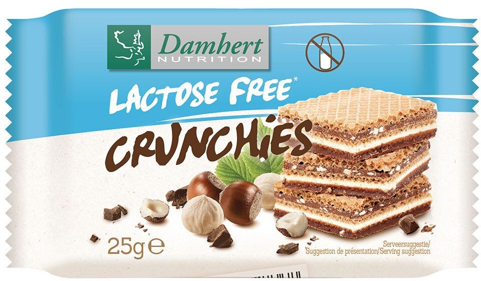 Damhert Crunchies Sans lactose 4x25 g Snack