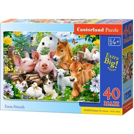 Castorland Farm Friends Puzzle 40 Teile (40 Teile)