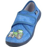 Beck Jungen Traktor Niedrige Hausschuhe, Blau, 34 EU