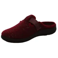 Rohde Pantoffel »BARI«, Hausschuh, Clog, Schlappen in klassischer Optik Gr. 38, bordeaux, , 67962646-38