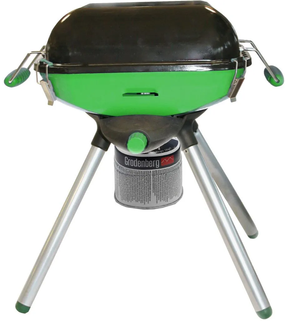 Gazcamp BBQ Multi Grill Deluxe 2 kW Gasgrill Gaskocher Piezozündung Wok 7/16" G...