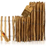 BooGardi Staketenzaun 500 x 120 cm Haselnuss