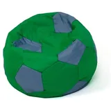 go gift Sitzsack, Grün, Grau, Oxford-Fußball