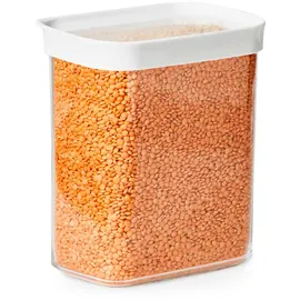 Emsa Optima rechteckig transparent/weiß 1,6 l