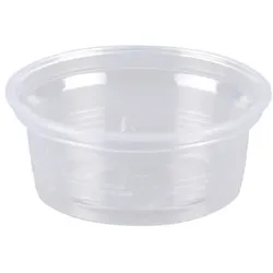 1000x Verpackungsbecher PS, klar, rund, 50ml