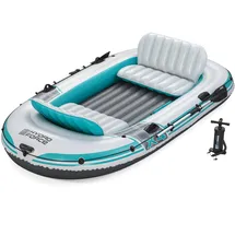 BESTWAY Schlauchboot-Set Adventure Elite X4 315 x 165 x 41,5 cm Weiß