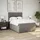vidaXL Boxspringbett 140 x 200 cm Taupe