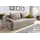 Collection AB Schlafsofa Kunstleder 2-Sitzer Beige