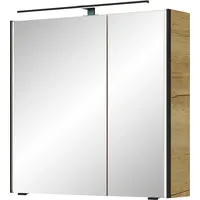 Saphir »Serie 7045 Badezimmer-Spiegelschrank inkl. LED-Beleuchtung, 2 Türen«, Badschrank