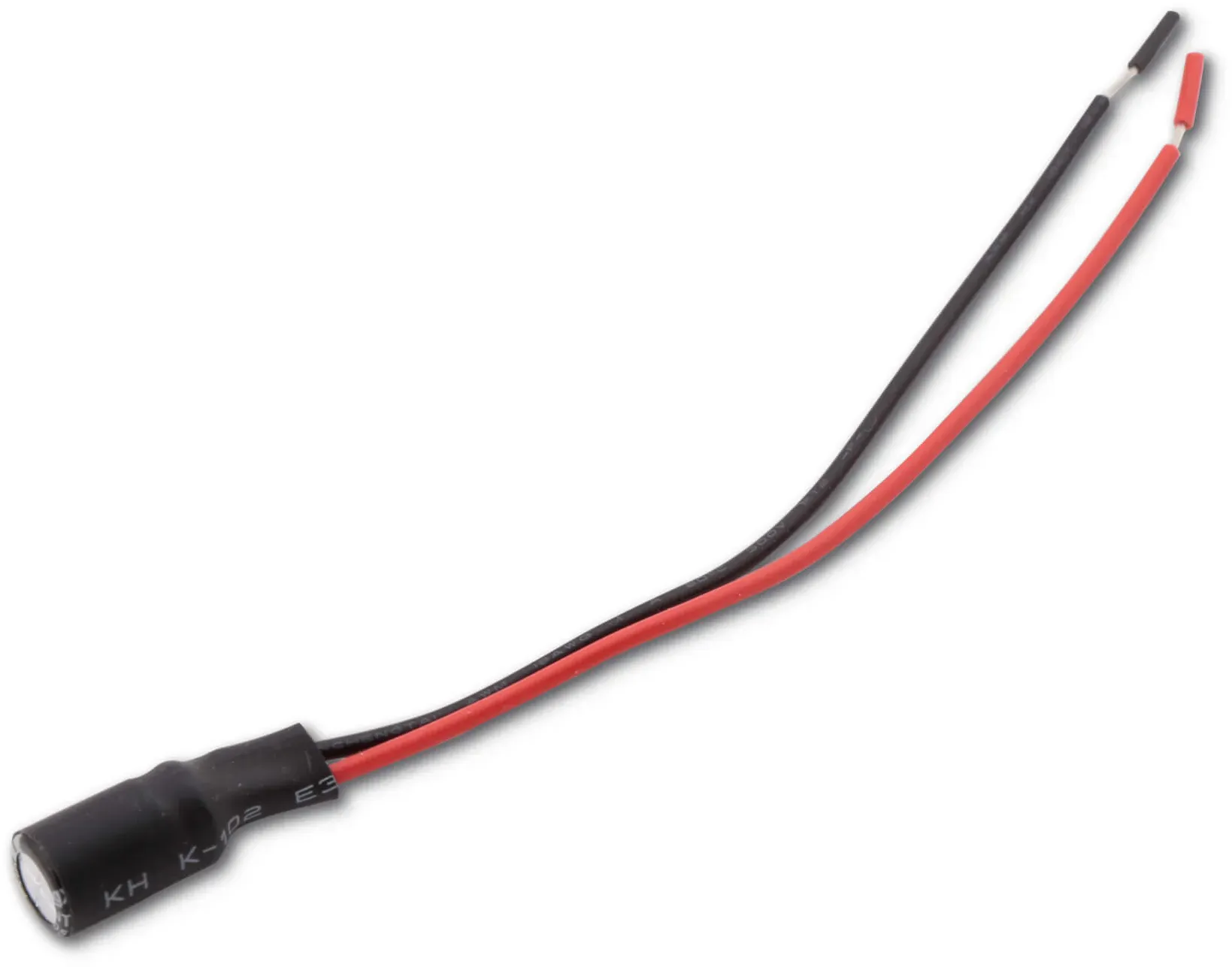 HIGHSIDER Kondensator 1000 μF, mit Kabel, schwarz-rot