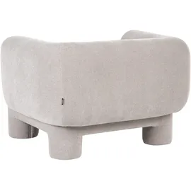 Beliani Sessel Hogbo Stoff 78 x 113 x 93 cm Beige