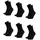 Danish Endurance Bamboo Business Socken 6er Pack Schwarz 43-46