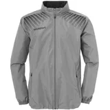 Uhlsport Goal Regenjacke, dark grey melange/schwarz 128