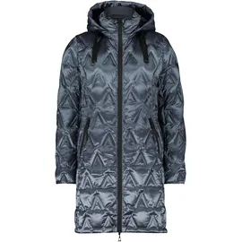 GIL BRET Damen Daunenmantel mit Kapuze 38, Blau - 38