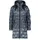 GIL BRET Damen Daunenmantel mit Kapuze 38, Blau - 38