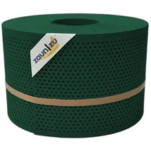 zaunzu® Sichtschutzstreifen 50 m x 19 cm Grün Metall