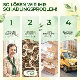 green guardia Super SF-Nematoden gegen Erdflöhe 2 Mio. für 4 m2