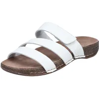 Rieker Damen 61450 Pantolette, Weiss, 41 EU