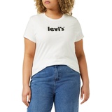 Levis Levi's Damen The Perfect Tee T-Shirt,Poster Logo Sugar Swizzle,M