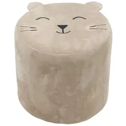 HTI-Living Kinderhocker Marcia Katze Beige