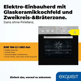 GGV Exquisit Exquisit EHE156-2.1UBZ Einbauherd-Set (815430000)