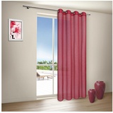 Happy Home Vorhang »MIRANDA«, (1 St.), HxB: 235x140, halbtransparent, rot