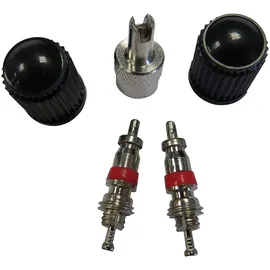 Fischer Fahrrad-Ventil-Set Auto 5-teilig - Bunt