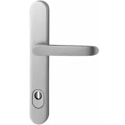 edi PT-Schutz-Drückergarnitur Kronos 2005/9045 Langschild,PZ,E92 naturfarbig
