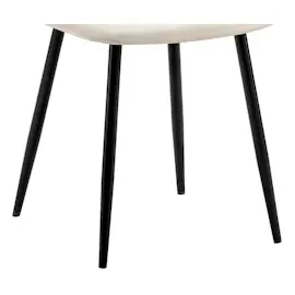 CLP 4er Set Esszimmerstuhl Baxter Samt I Gesteppter Küchenstuhl I Polsterstuhl Mit Metall-Gestell