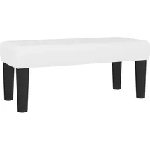 vidaXL Sitzbank Weiß 70 x 30 x 30 cm Kunstleder