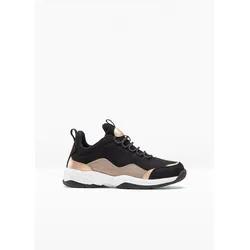 bonprix Chunky Sneaker, schwarz, 39, Vegan