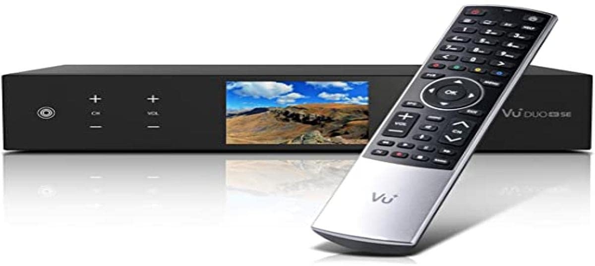 VU+ Duo 4K SE BT Edition Sat-Receiver, schwarz ohne Festplatte 2X DVB-S2X FBC Twin