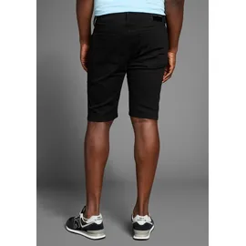 Bruno Banani Jeansshorts BRUNO BANANI "Hutch-Shorts", Herren, Gr. 32, Länge 32, schwarz, Denim/Jeans, Obermaterial: 98% Baumwolle, 2% Elasthan, unifarben, normal kurz, Jeans Jeansshorts, gerade geschnittene kurze Beine, niedrige Leibhöhe