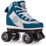 BTFL Trend-Skate Romy Damen,Frauen,Mädchen,Kinder,Rollschuhe,Discoroller,Rollerskates,Retro-Rollschuhe,Classic Roller,Vier Rollen,blau,EU 38