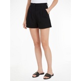 Tommy Jeans Shorts »TJW CLAIRE HR PLEATED SHORTS«, mit Markenlabel Gr. 27 N-Gr, Black, , 91292112-27 N-Gr