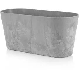 ArtStone Kunststoff-Balkonkasten Claire, grau