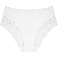 Triumph Ladyform Soft Maxislip, florale Spitze, für Damen, White) 42