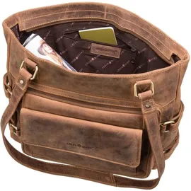 GREENBURRY Vintage Shopper Leder Braun