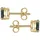Celesta Ohrstecker CELESTA Gelb Gold one-size