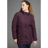 Polarino Steppjacke POLARINO Gr. 50, (midnight plum) Damen Jacken für Übergang und kühle Tage, atmungsaktiv, wasserabweisend