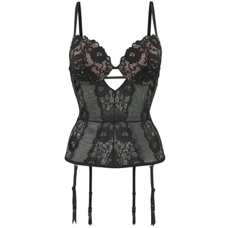 JETTE Corsage Damen schwarz-karamell Gr.80 Cup C