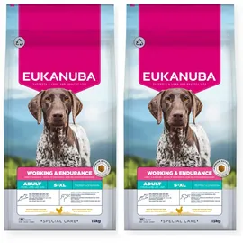 Eukanuba Working & Endurance Hundefutter mit frischem Huhn 15 kg